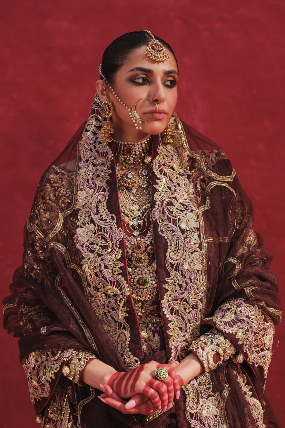 Erum Khan | Laal Rang | NEELOFAR -  Erum Khan Bridal - Original Designer Dress - House of Maryam