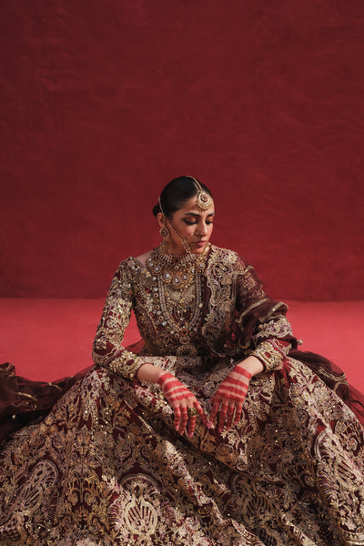 Erum Khan | Laal Rang | NEELOFAR -  Erum Khan Bridal - Original Designer Dress - House of Maryam