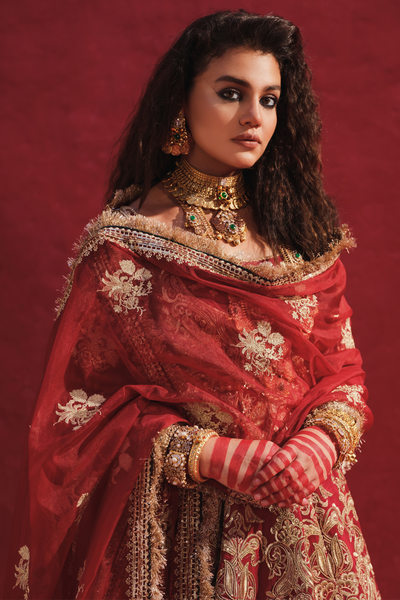 Erum Khan | Laal Rang | NOOR JAHAN -  Erum Khan Bridal - Original Designer Dress - House of Maryam