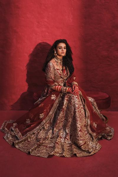 Erum Khan | Laal Rang | NOOR JAHAN -  Erum Khan Bridal - Original Designer Dress - House of Maryam