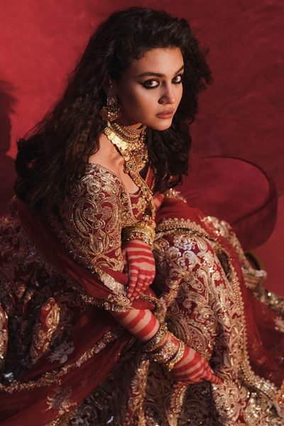 Erum Khan | Laal Rang | NOOR JAHAN -  Erum Khan Bridal - Original Designer Dress - House of Maryam