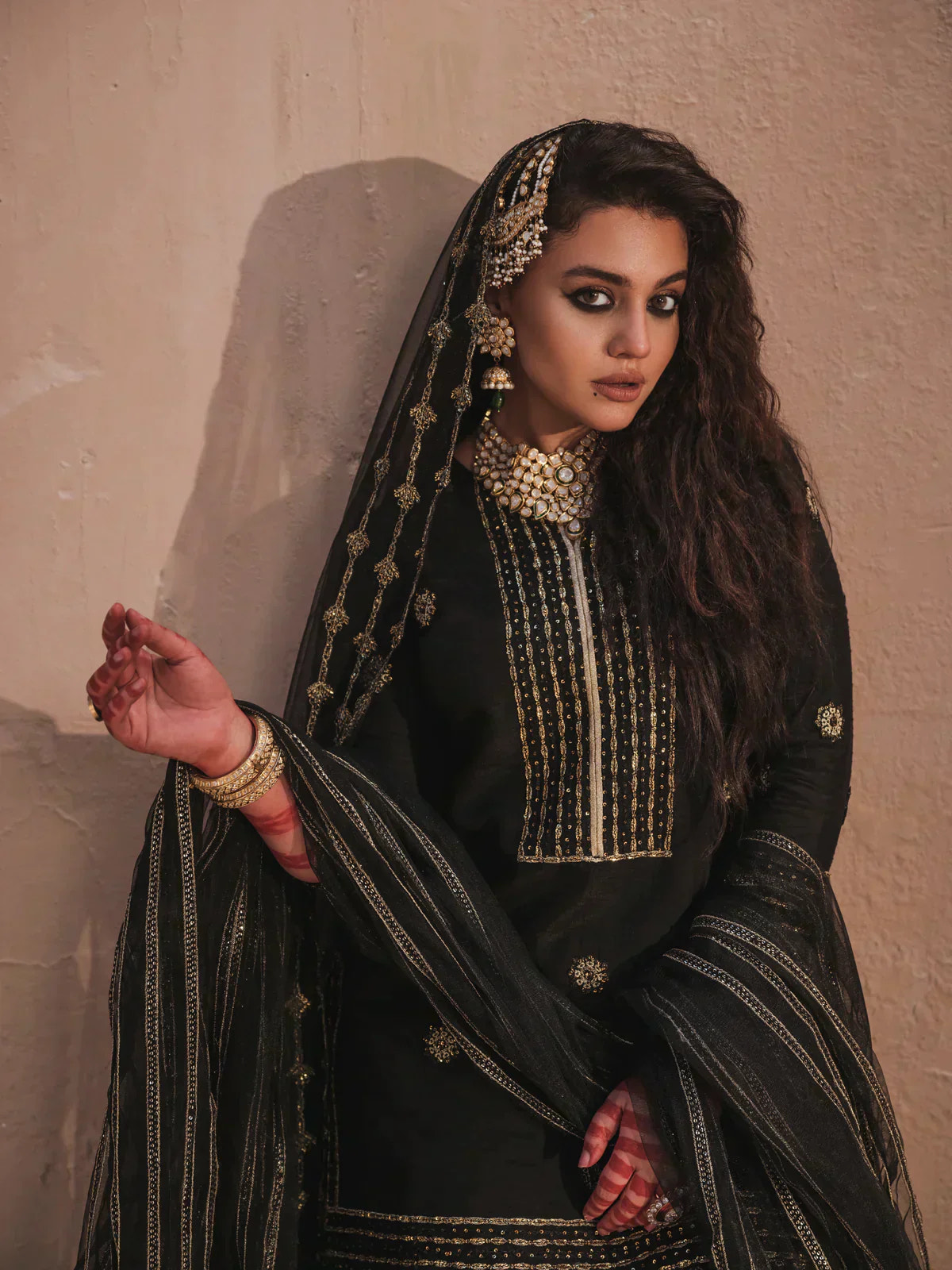 Erum Khan | Shab Siyah 23 | Noor -  Erum Khan Formal - Original Designer Dress - House of Maryam