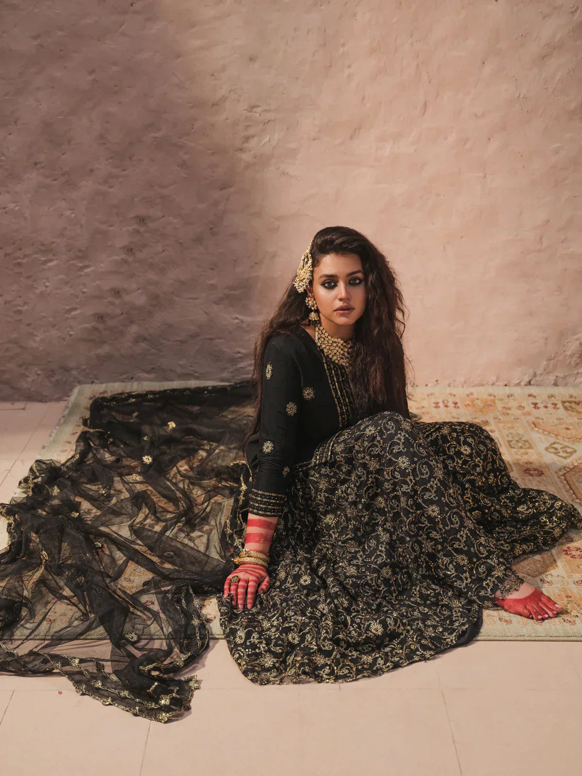 Erum Khan | Shab Siyah 23 | Noor -  Erum Khan Formal - Original Designer Dress - House of Maryam
