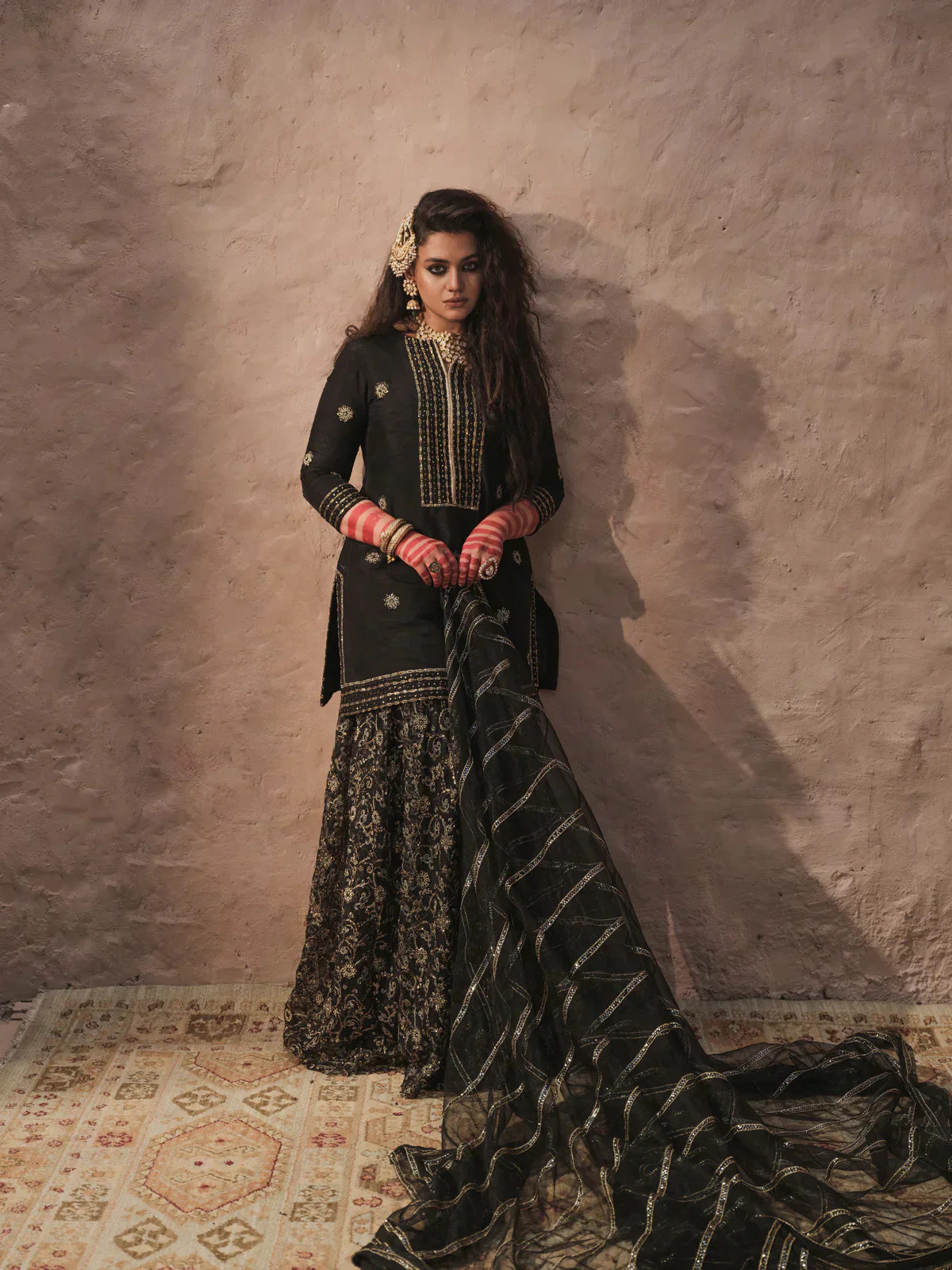 Erum Khan | Shab Siyah 23 | Noor -  Erum Khan Formal - Original Designer Dress - House of Maryam