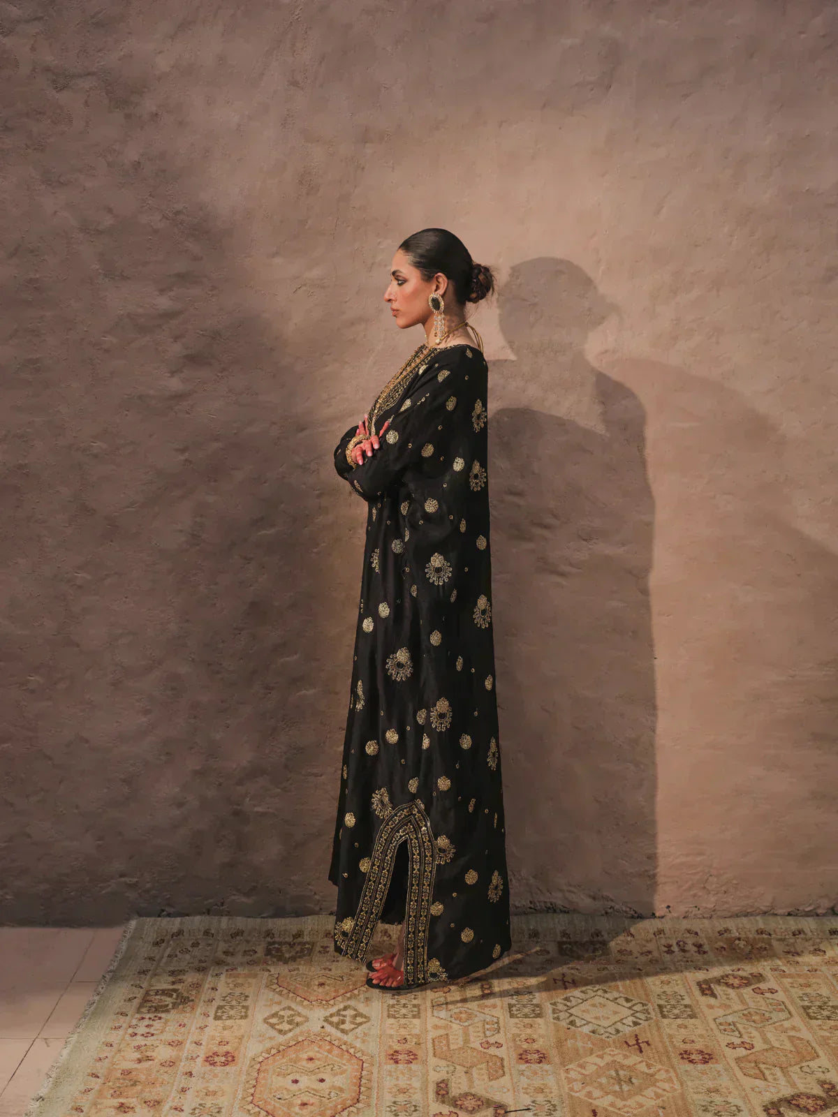 Erum Khan | Shab Siyah 23 | Chandni -  Erum Khan Formal - Original Designer Dress - House of Maryam