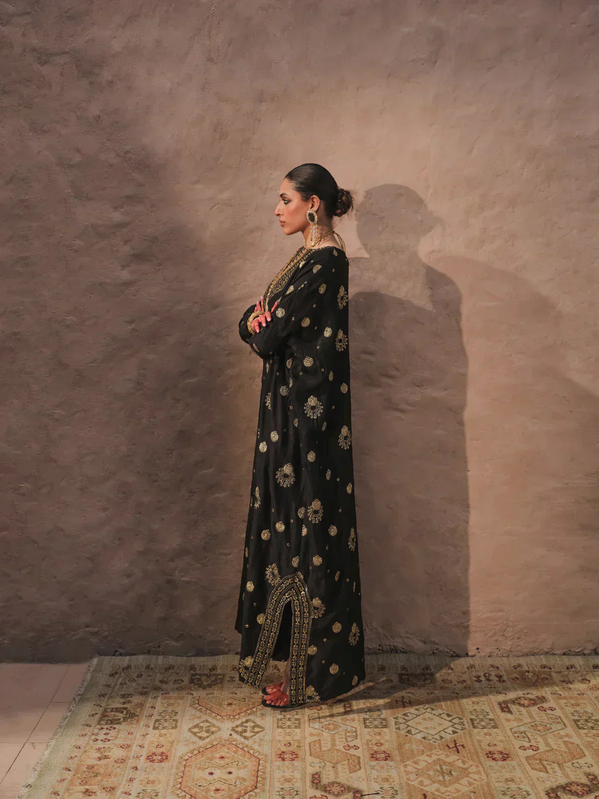Erum Khan | Shab Siyah 23 | Chandni -  Erum Khan Formal - Original Designer Dress - House of Maryam
