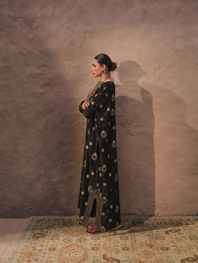 Erum Khan | Shab Siyah 23 | Chandni -  Erum Khan Formal - Original Designer Dress - House of Maryam