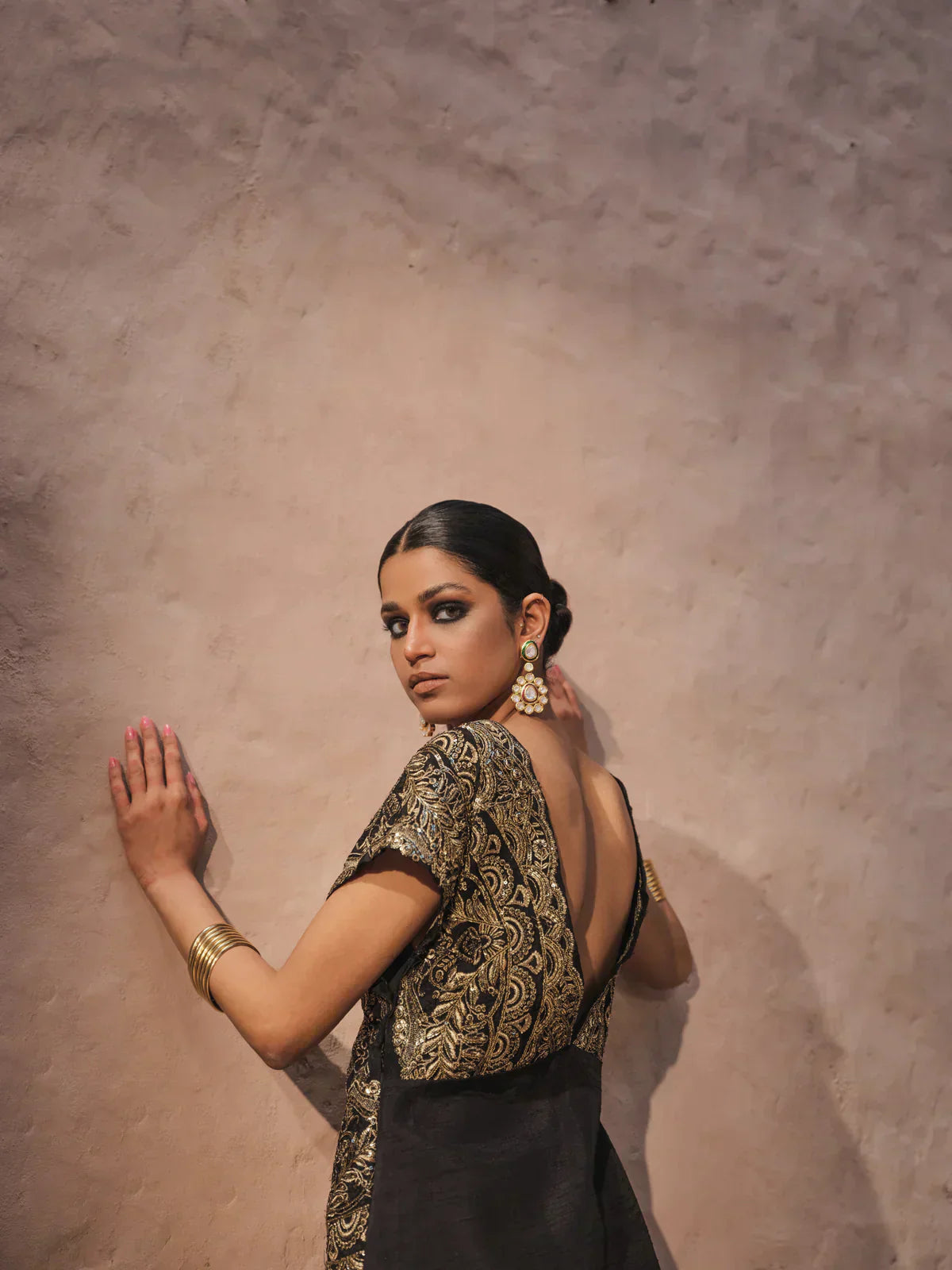 Erum Khan | Shab Siyah 23 | Seraab -  Erum Khan Formal - Original Designer Dress - House of Maryam