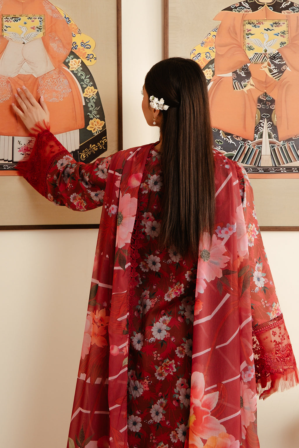 Afrozeh | Malina Lawn Collection| Karis -  Afrozeh Luxury - Original Designer Dress - House of Maryam