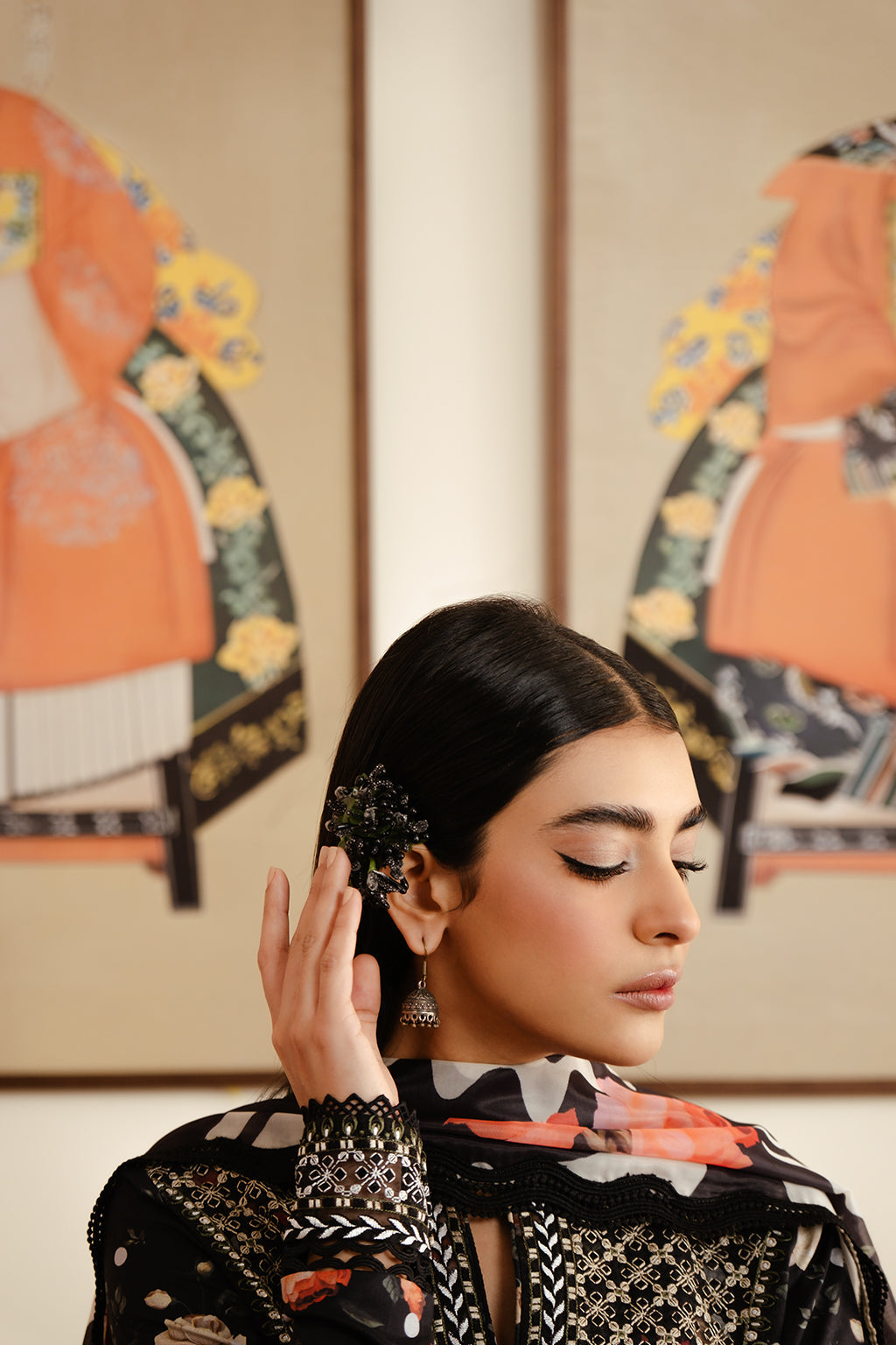 Afrozeh | Malina Lawn Collection| Valeria -  Afrozeh Luxury - Original Designer Dress - House of Maryam