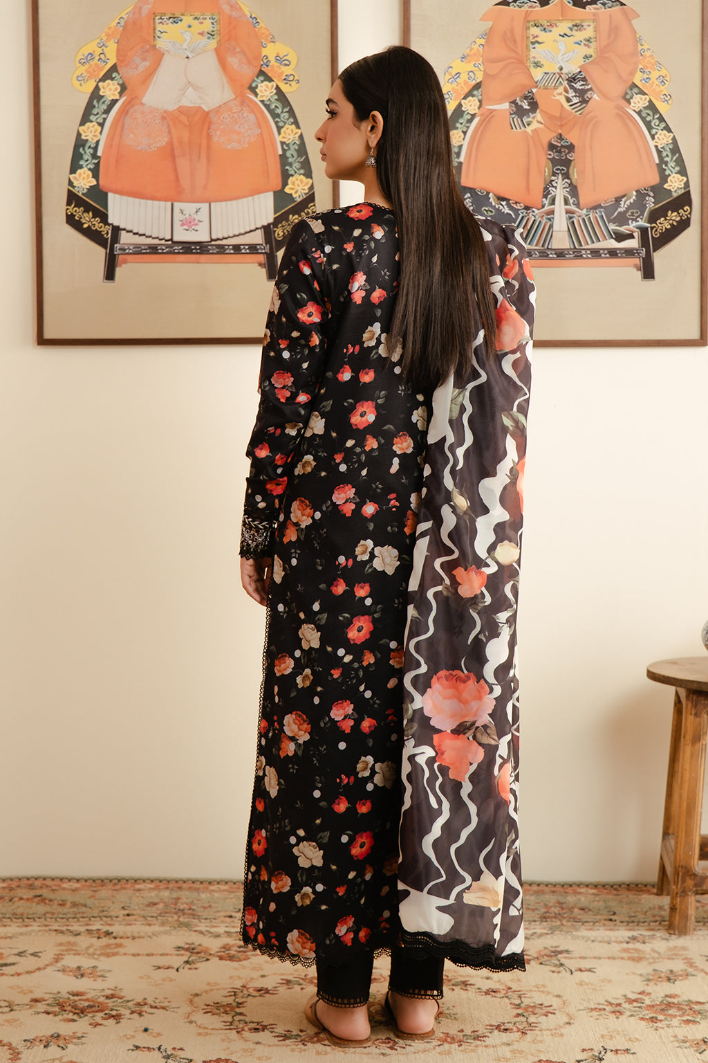 Afrozeh | Malina Lawn Collection| Valeria -  Afrozeh Luxury - Original Designer Dress - House of Maryam