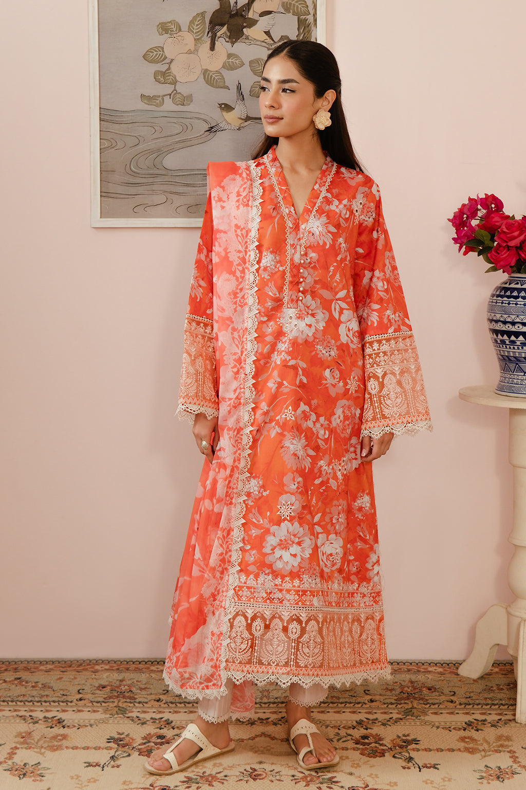 Afrozeh | Malina Lawn Collection| Azlin -  Afrozeh Luxury - Original Designer Dress - House of Maryam