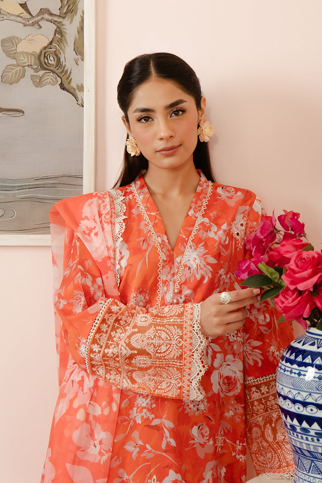 Afrozeh | Malina Lawn Collection| Azlin -  Afrozeh Luxury - Original Designer Dress - House of Maryam