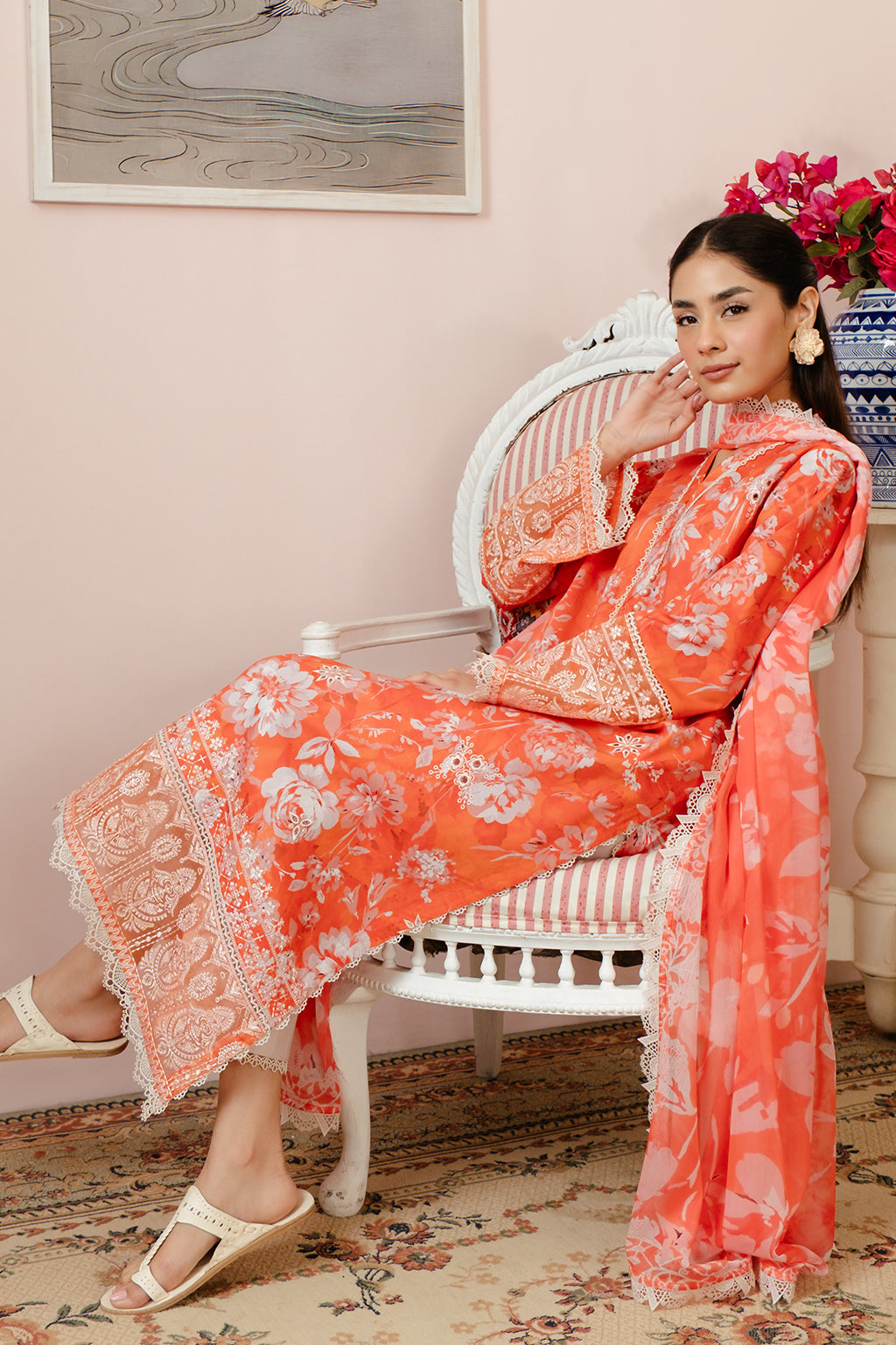 Afrozeh | Malina Lawn Collection| Azlin