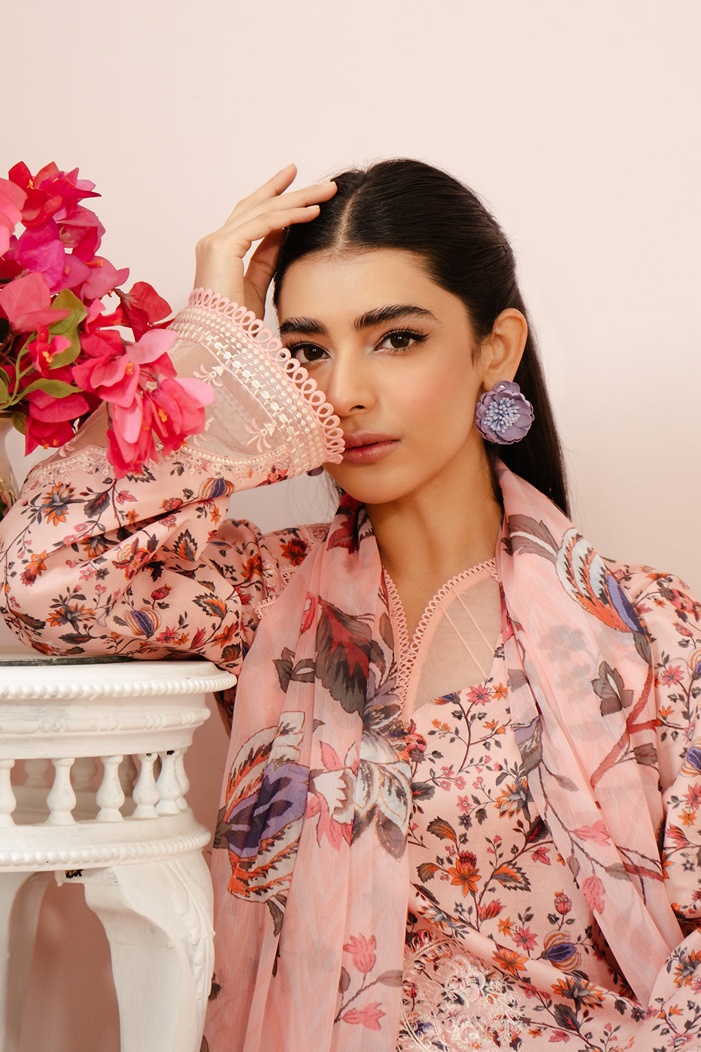 Afrozeh | Malina Lawn Collection| Calen -  Afrozeh Luxury - Original Designer Dress - House of Maryam