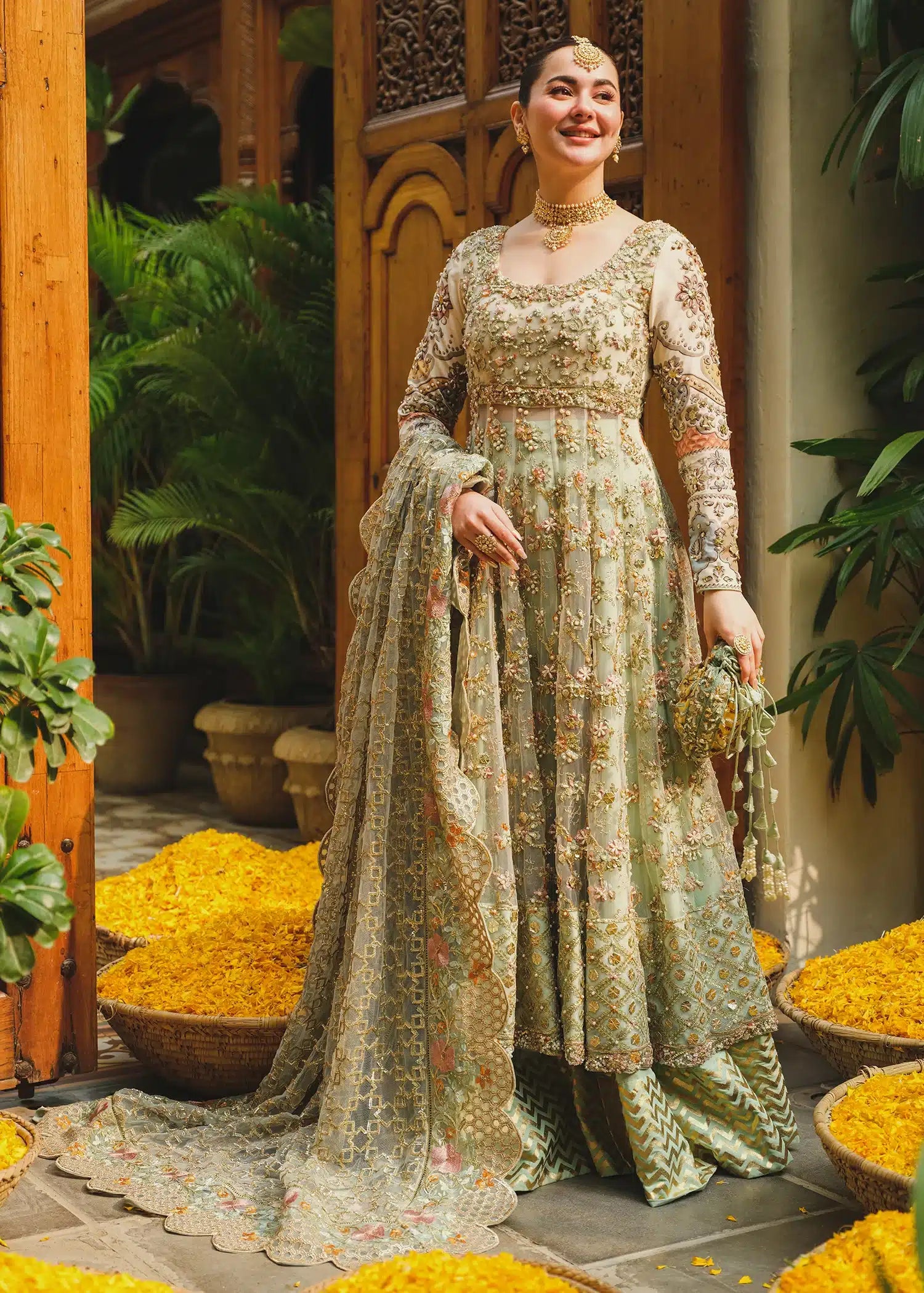 Saira Shakira | Wedding Collection 24 | Taupe by Designer Saira Shakira - House of Maryam - Pakistani Designer Ethnic Wear in {{ shop.shopifyCountryName }}