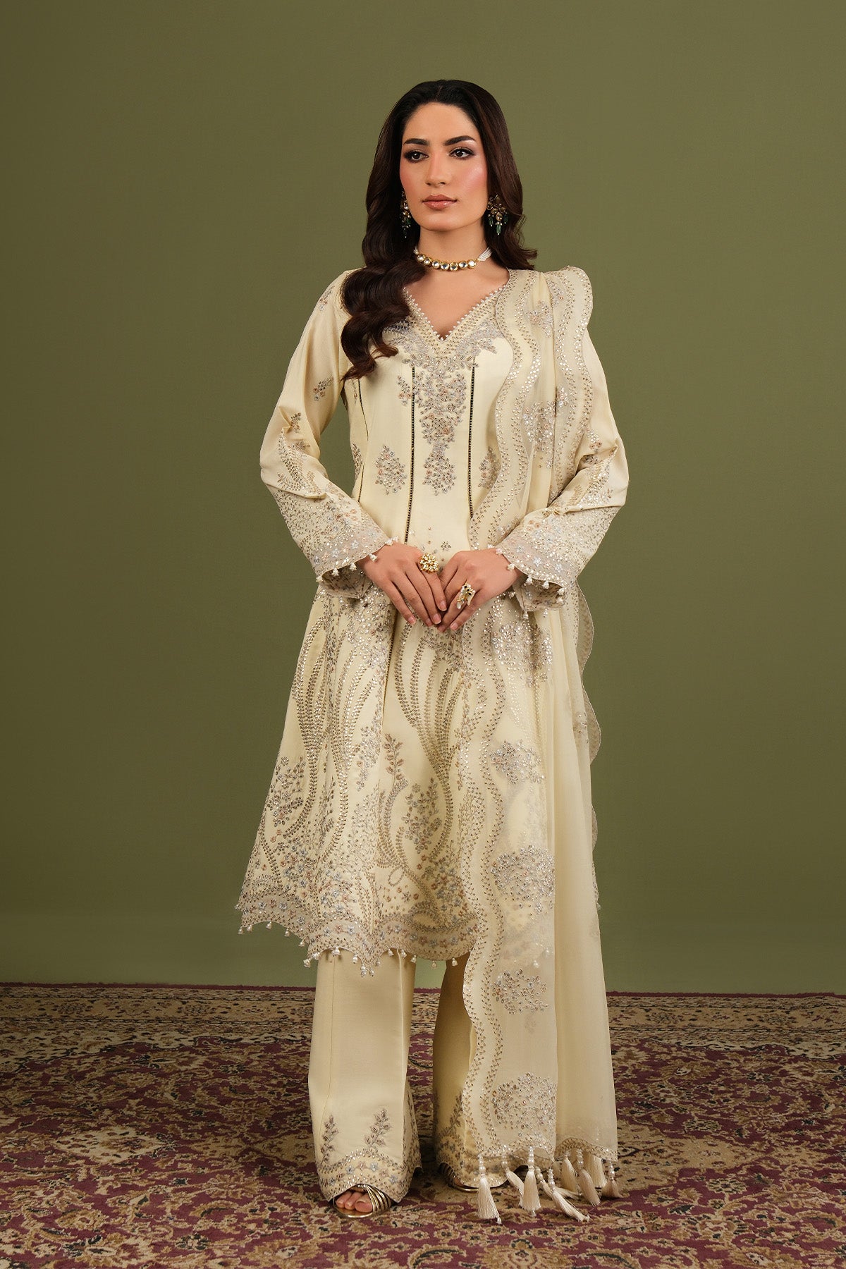 Alizeh | Luxe Raw Silk | AF-RS-13-Emily
