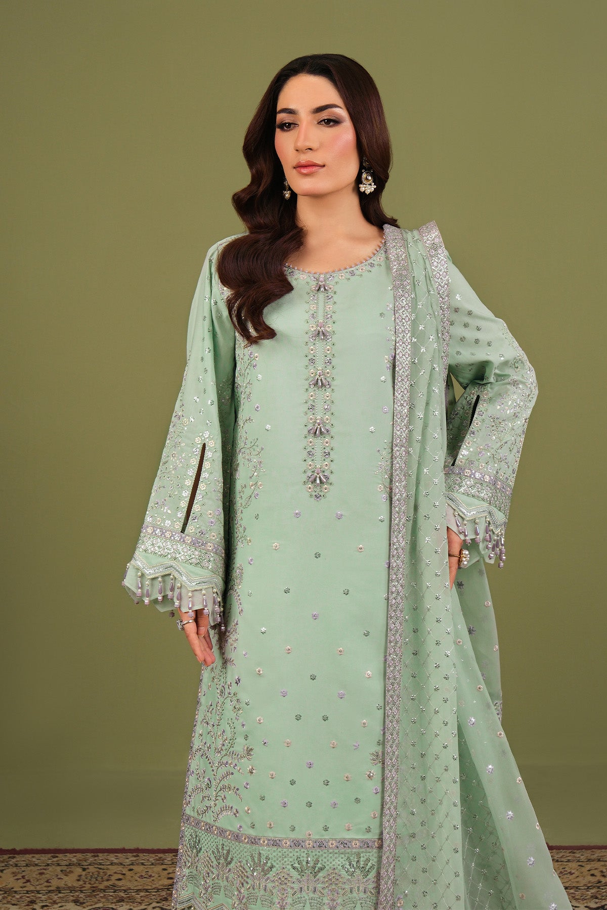 Alizeh | Luxe Raw Silk | AF-RS-15-Pearly-3