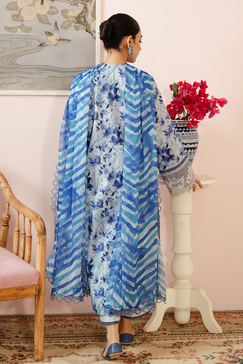 Afrozeh | Malina Lawn Collection| Merial -  Afrozeh Luxury - Original Designer Dress - House of Maryam