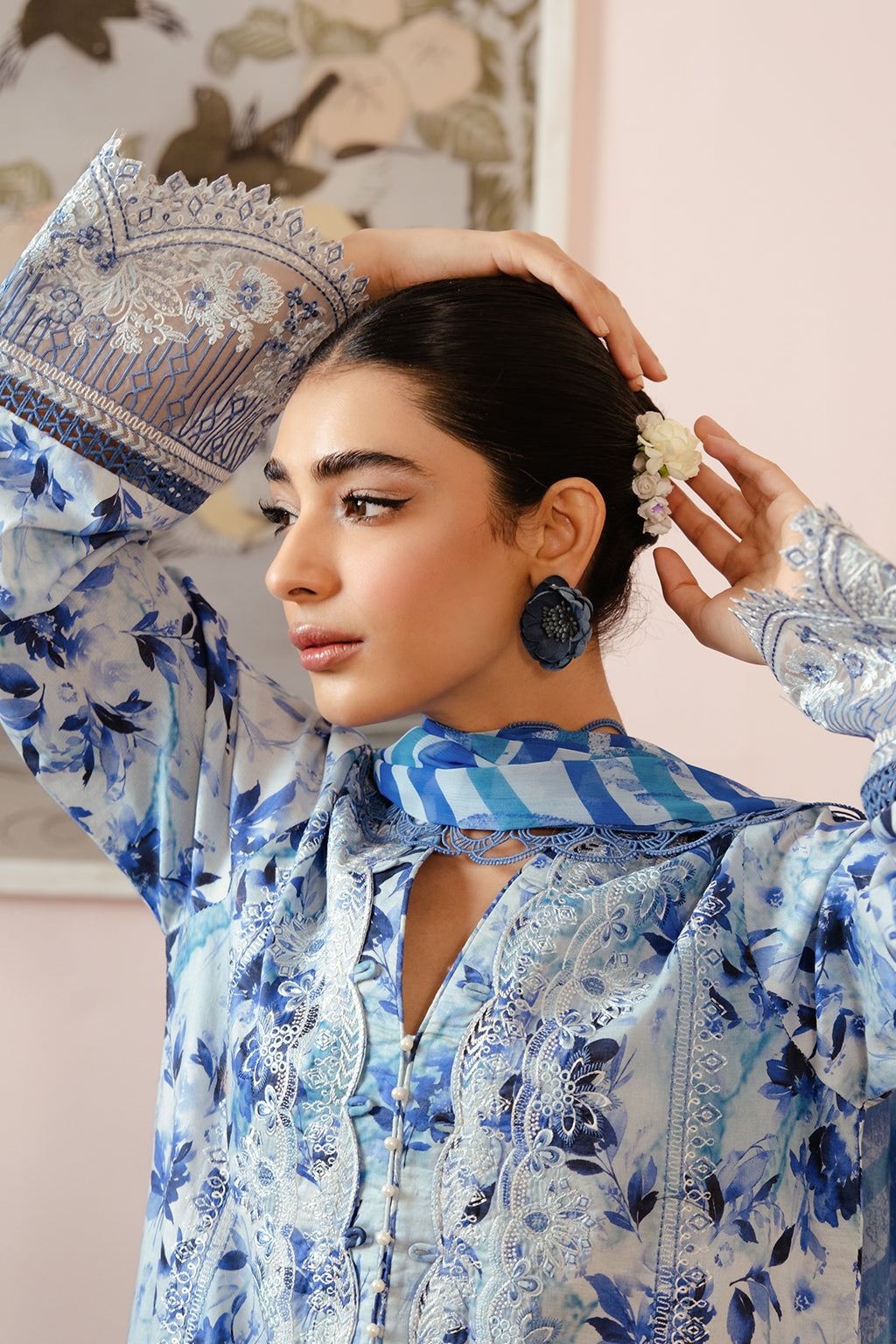 Afrozeh | Malina Lawn Collection| Merial -  Afrozeh Luxury - Original Designer Dress - House of Maryam