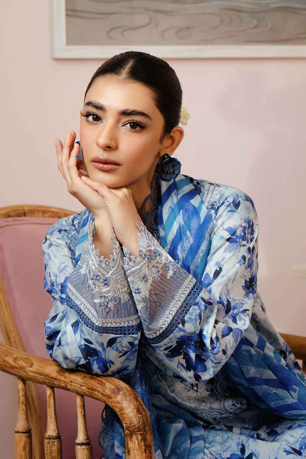 Afrozeh | Malina Lawn Collection| Merial -  Afrozeh Luxury - Original Designer Dress - House of Maryam