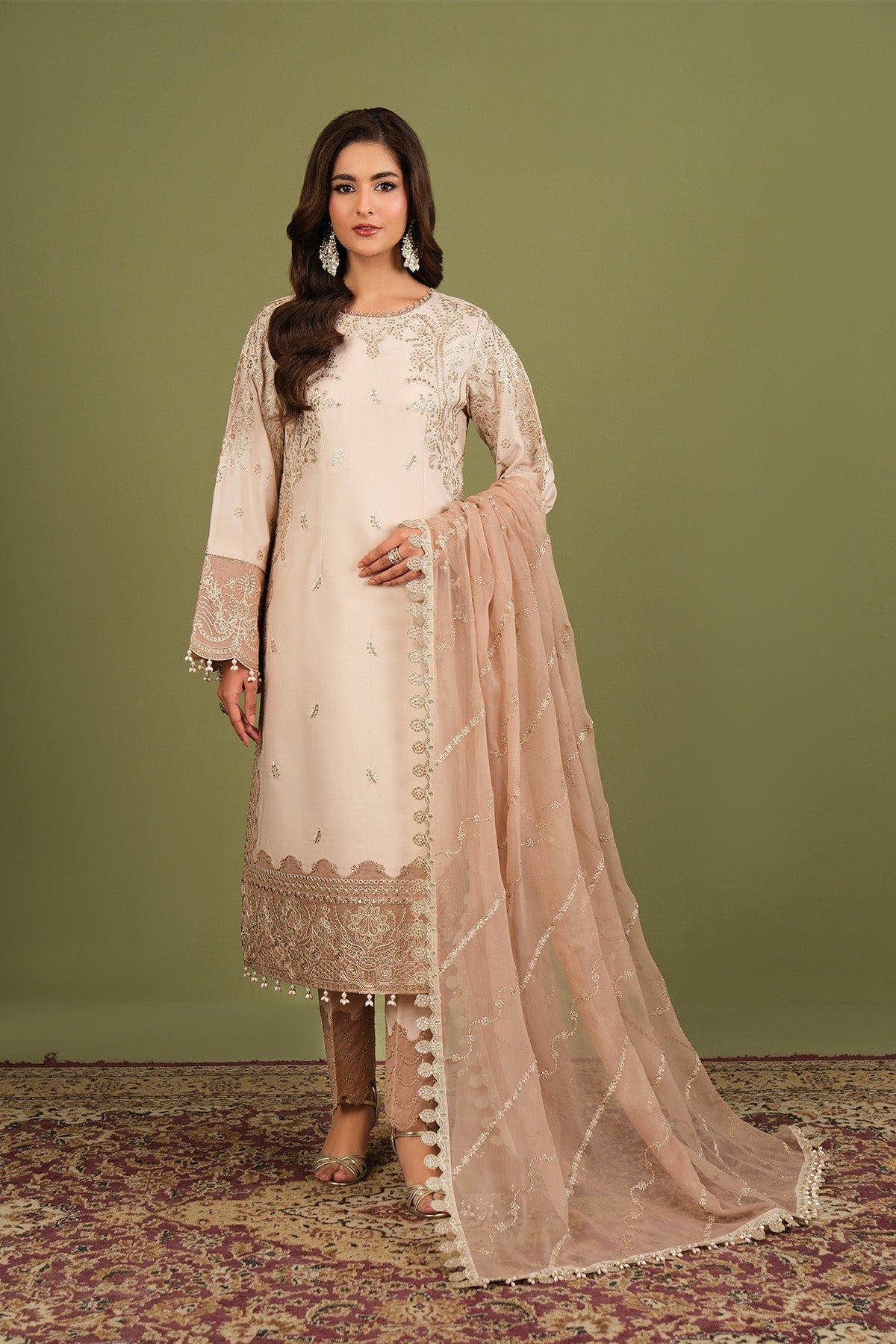 Alizeh | Luxe Raw Silk | AF-RS-10-Castor