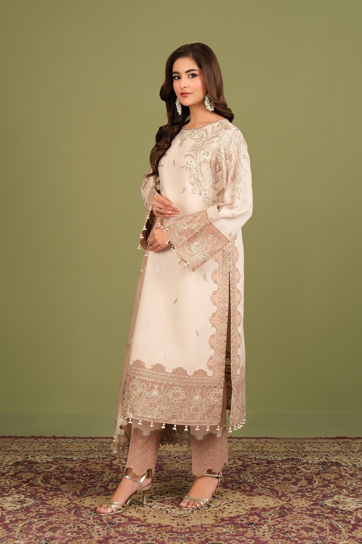 Alizeh | Luxe Raw Silk | AF-RS-10-Castor-5