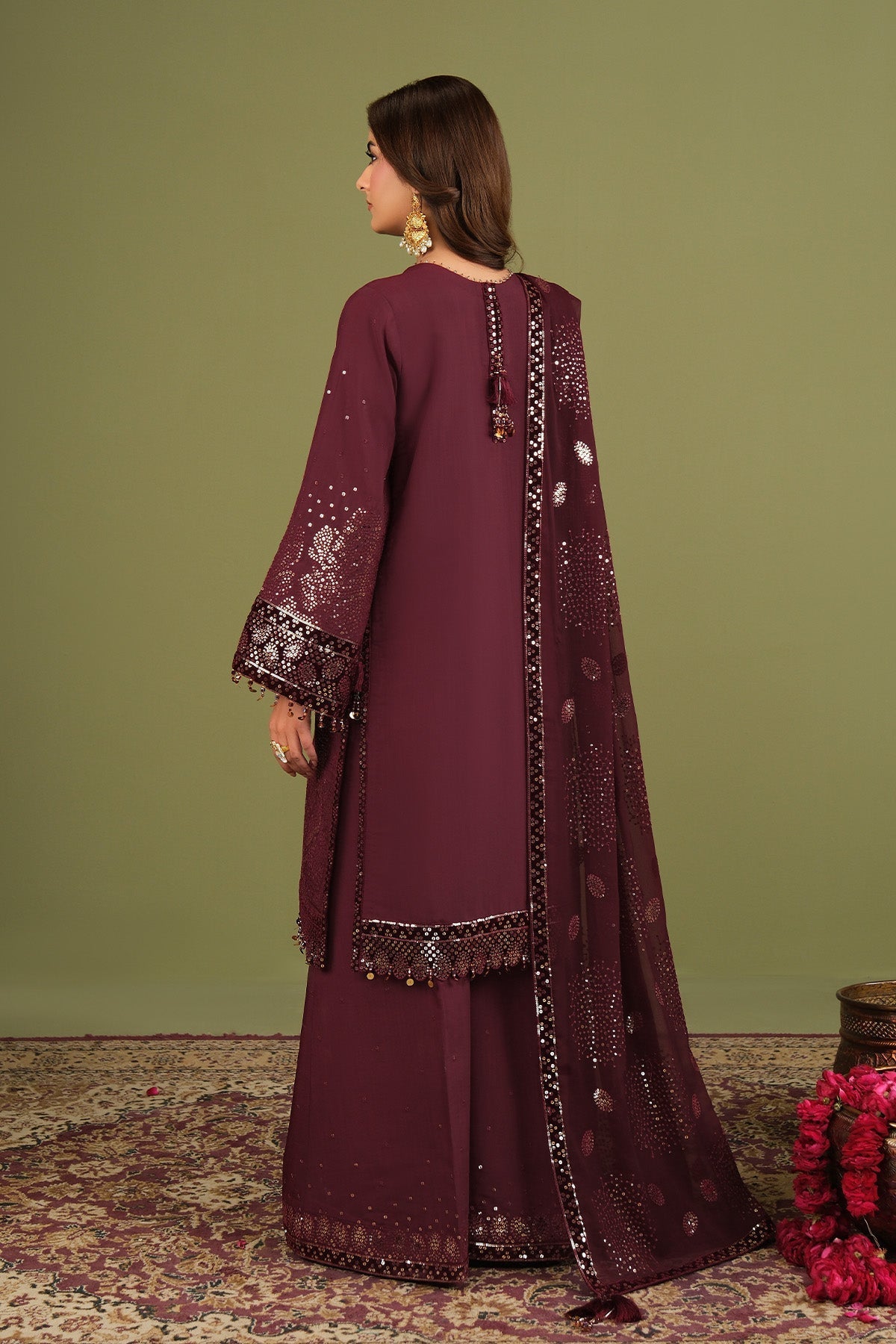 Alizeh | Luxe Raw Silk | AF-RS-16-Almas-2