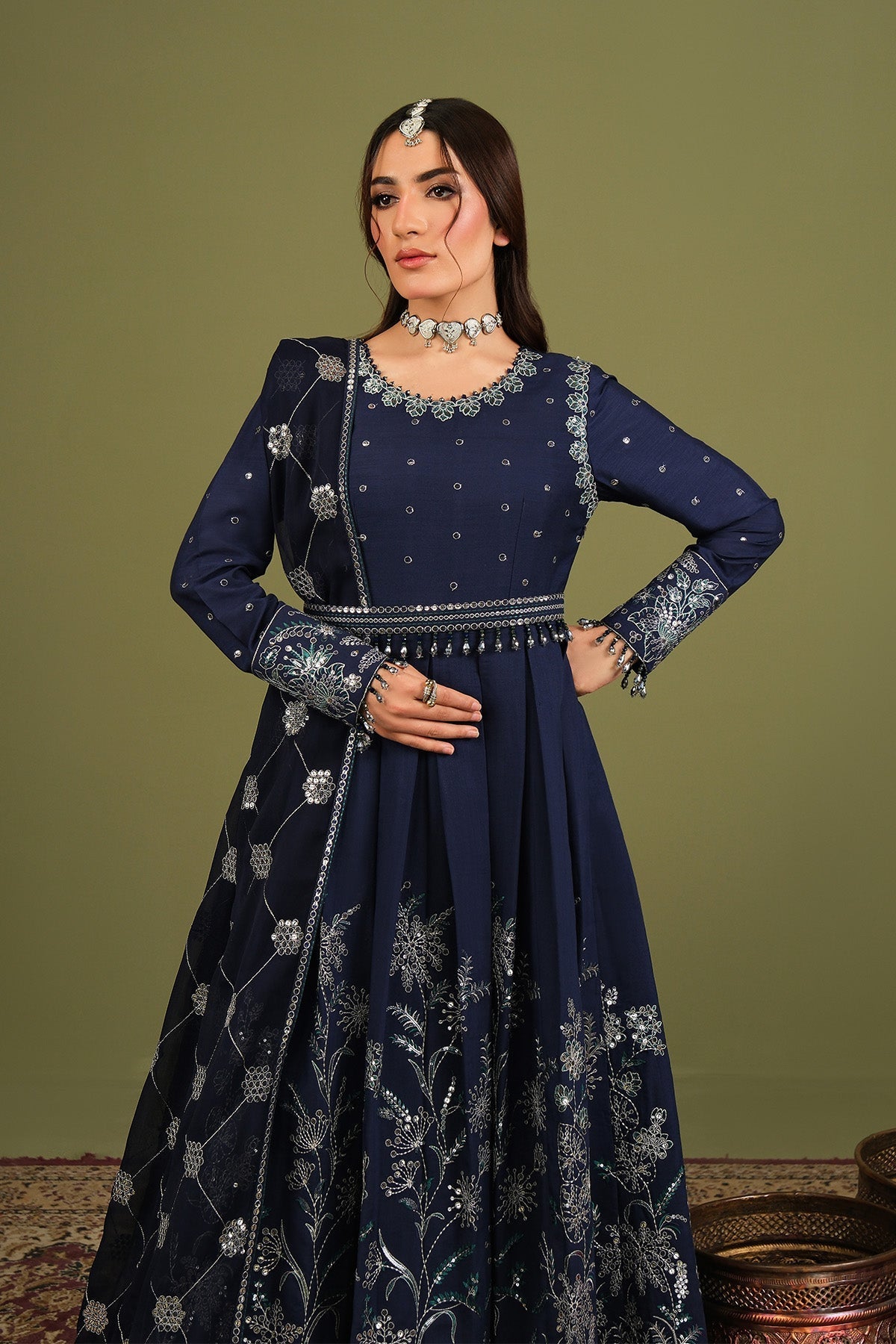 Alizeh | Luxe Raw Silk | AF-RS-11-Abaan-3