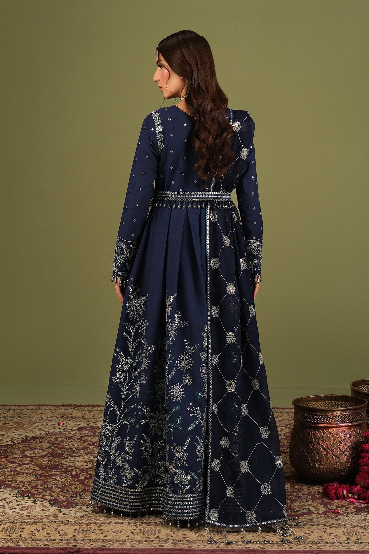 Alizeh | Luxe Raw Silk | AF-RS-11-Abaan-2