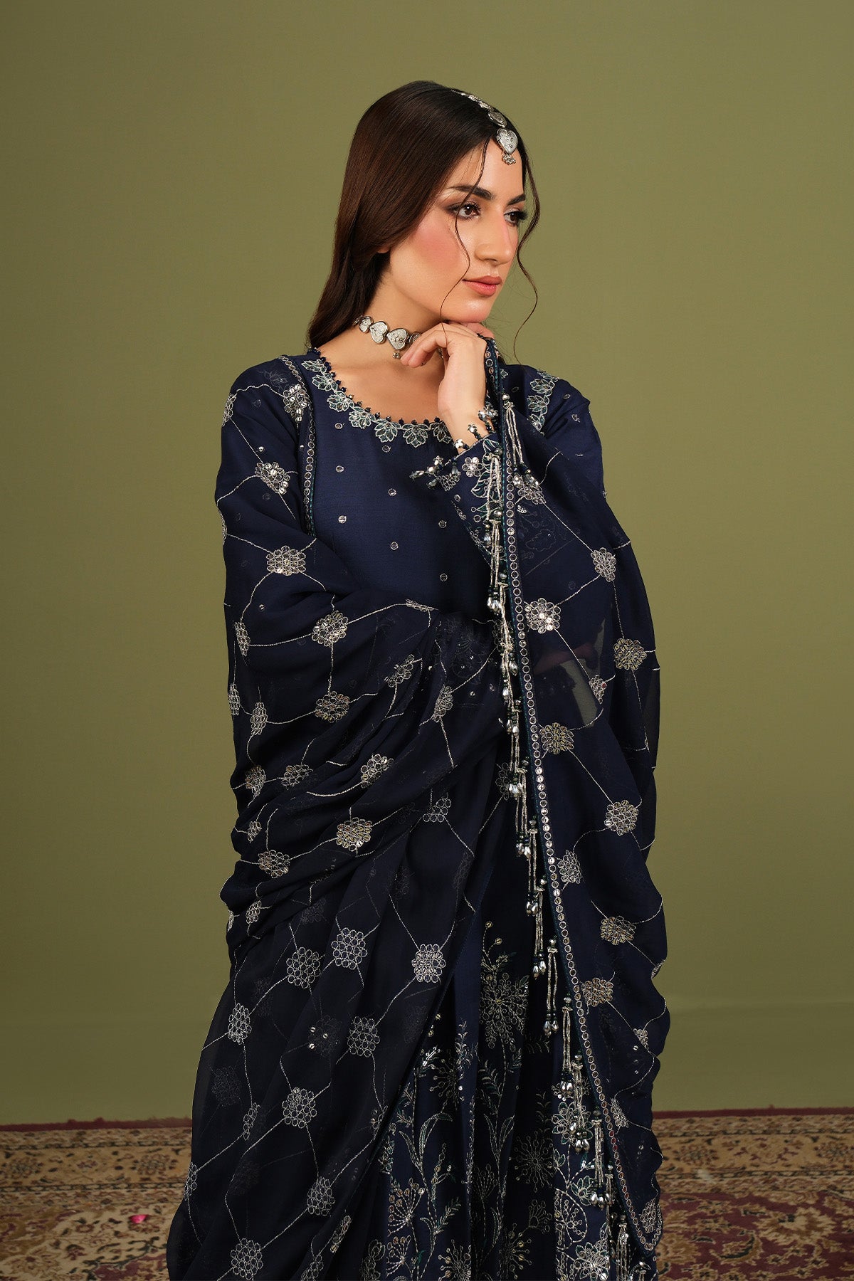 Alizeh | Luxe Raw Silk | AF-RS-11-Abaan-4
