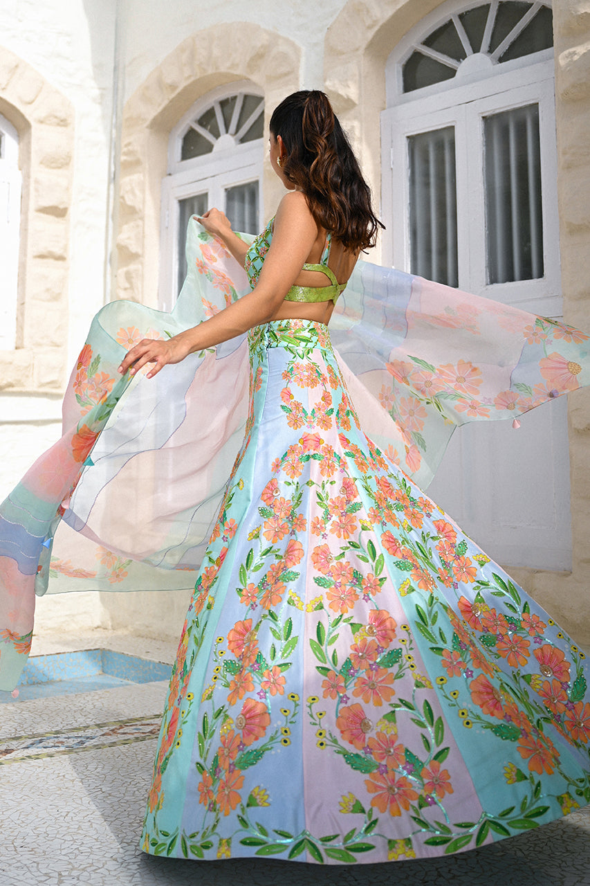 Sania Maskatiya | Fall Festive Glimmer | Nariman -  Sania Maskatiya Ladies Clothes - Original Designer Dress - House of Maryam