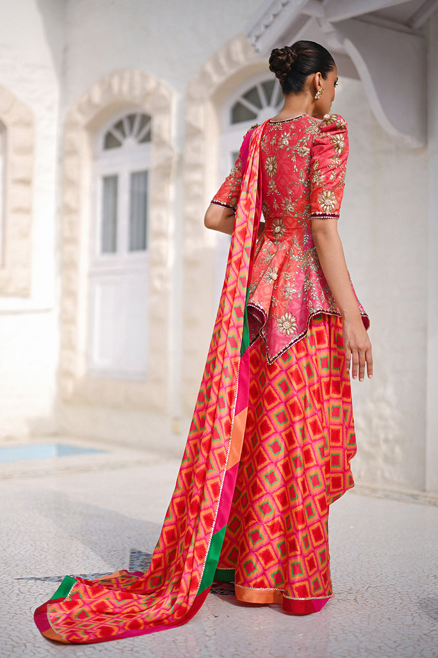Sania Maskatiya | Fall Festive Glimmer | Laine -  Sania Maskatiya Ladies Clothes - Original Designer Dress - House of Maryam