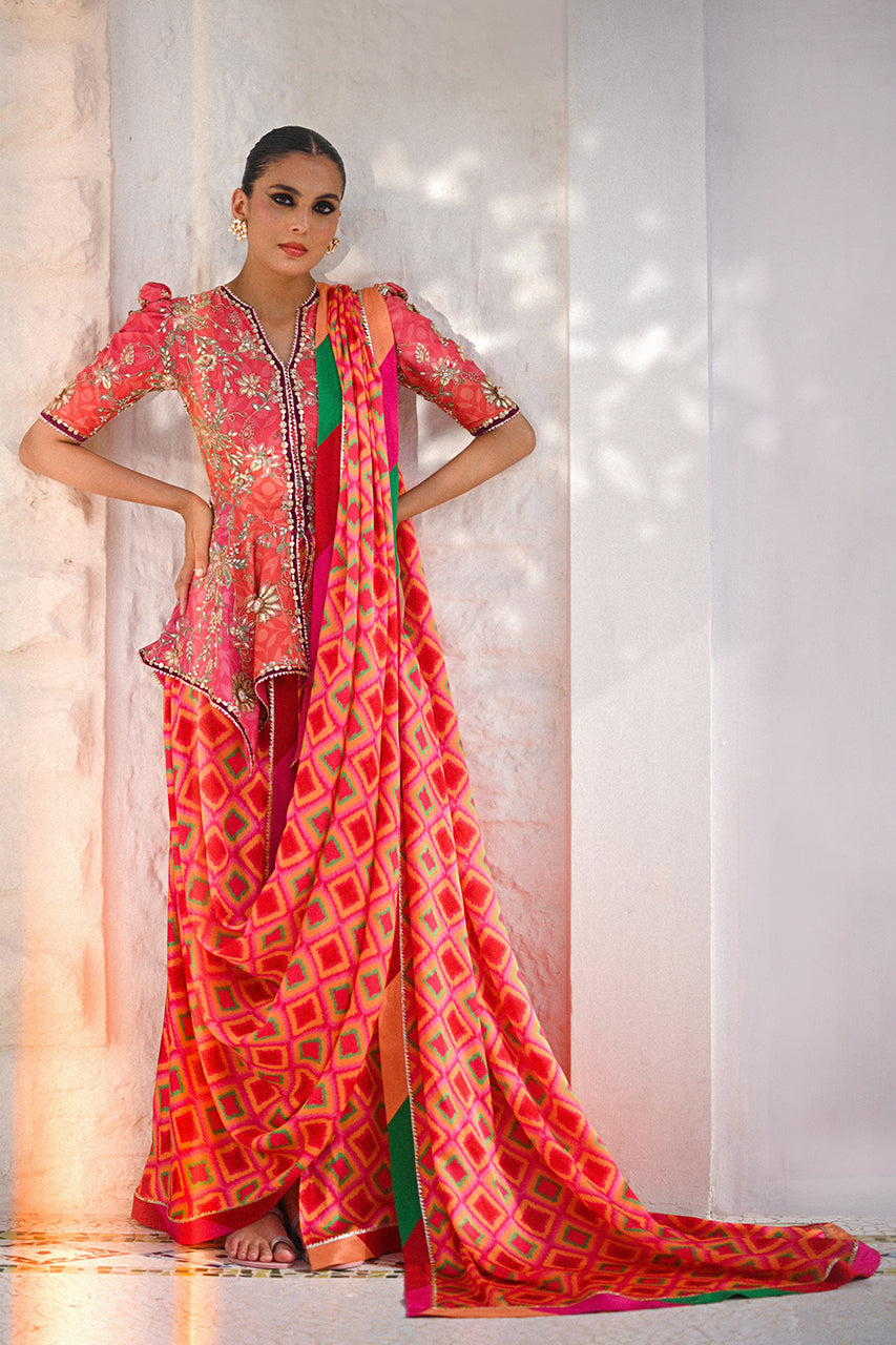 Sania Maskatiya | Fall Festive Glimmer | Laine -  Sania Maskatiya Ladies Clothes - Original Designer Dress - House of Maryam