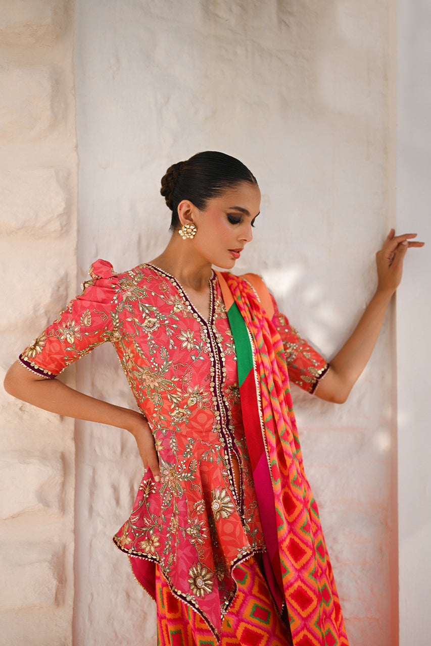 Sania Maskatiya | Fall Festive Glimmer | Laine -  Sania Maskatiya Ladies Clothes - Original Designer Dress - House of Maryam
