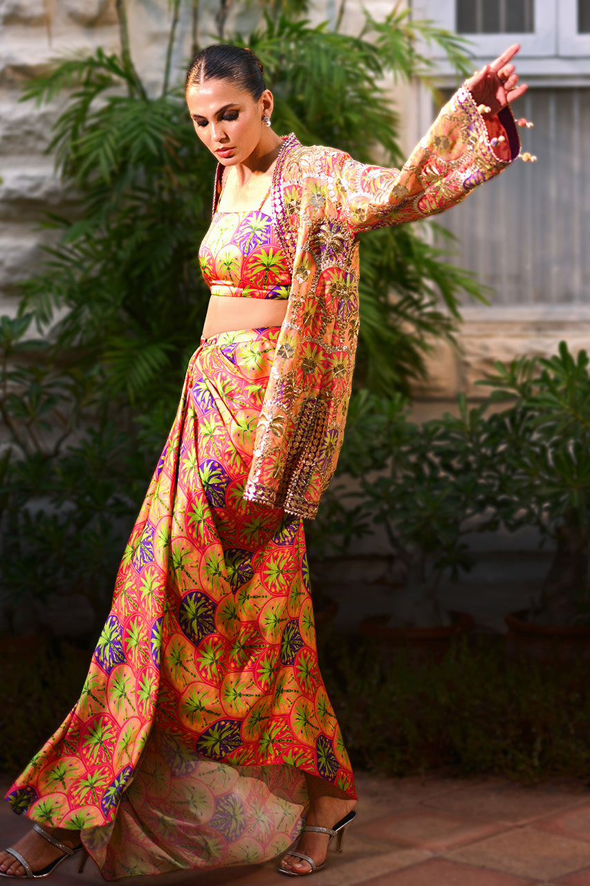 Sania Maskatiya | Fall Festive Glimmer | Miran -  Sania Maskatiya Ladies Clothes - Original Designer Dress - House of Maryam