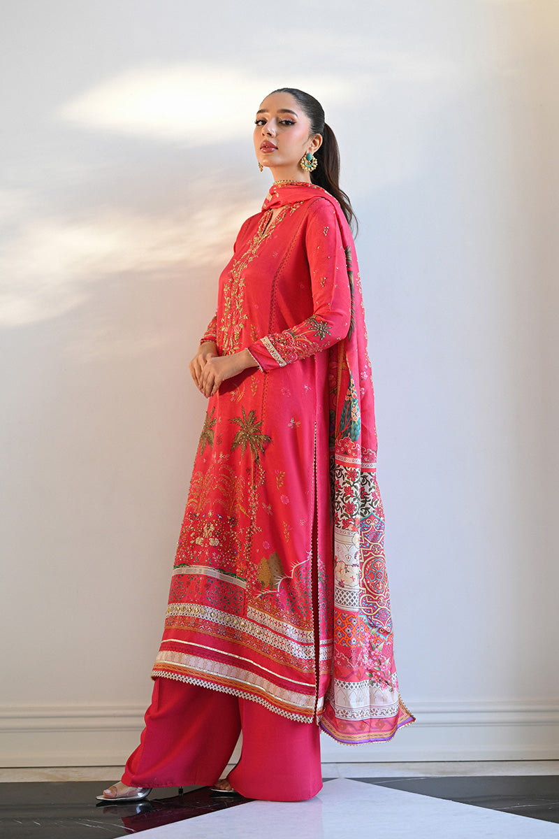 Mina Hasan | Signature Pret | Mughal Garden Pink-3