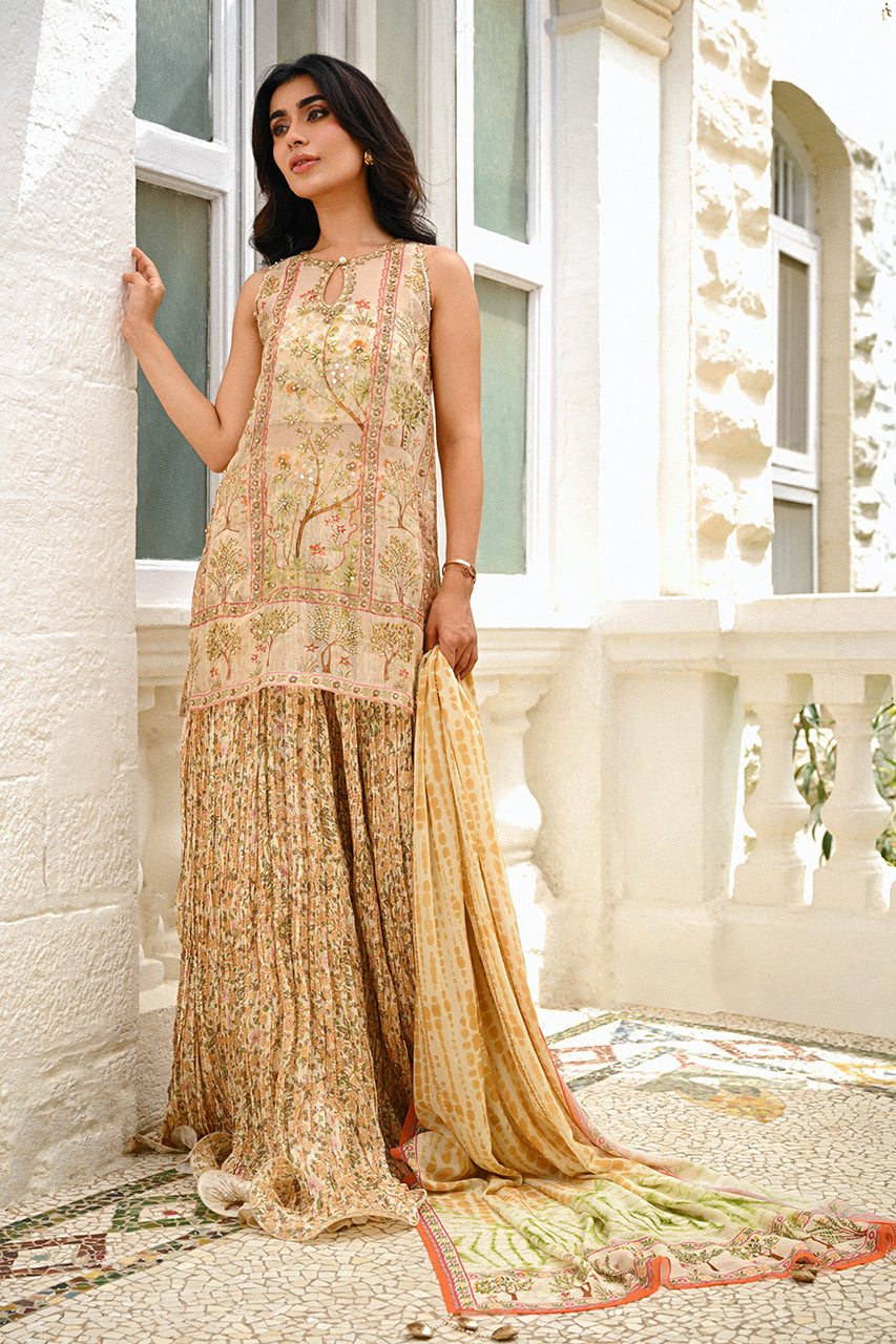 Sania Maskatiya | Fall Festive Glimmer |Nishka -  Sania Maskatiya Ladies Clothes - Original Designer Dress - House of Maryam