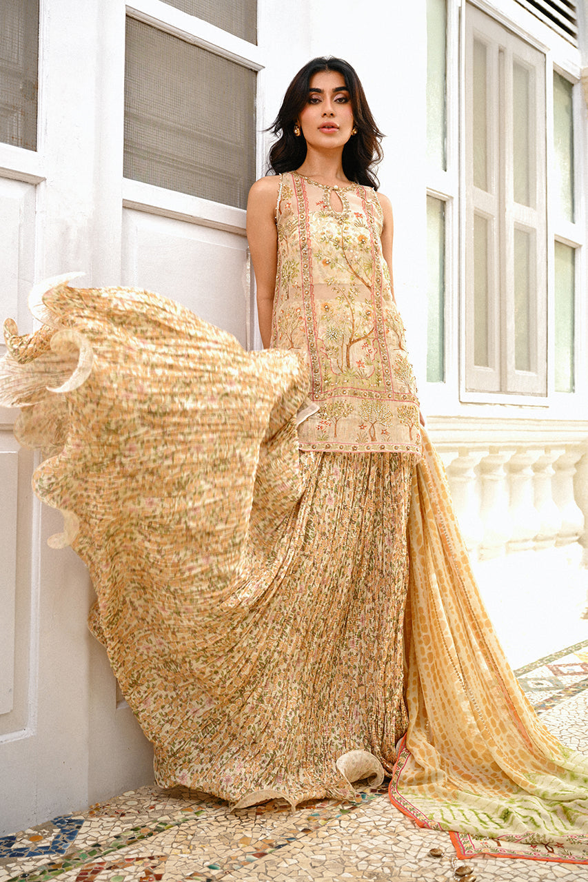 Sania Maskatiya | Fall Festive Glimmer |Nishka -  Sania Maskatiya Ladies Clothes - Original Designer Dress - House of Maryam
