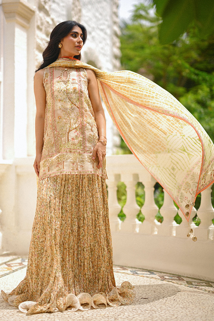 Sania Maskatiya | Fall Festive Glimmer |Nishka -  Sania Maskatiya Ladies Clothes - Original Designer Dress - House of Maryam