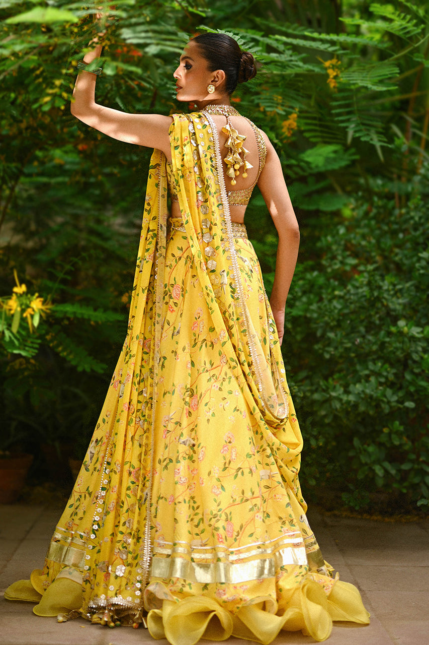 Sania Maskatiya | Fall Festive Glimmer | Soni -  Sania Maskatiya Ladies Clothes - Original Designer Dress - House of Maryam