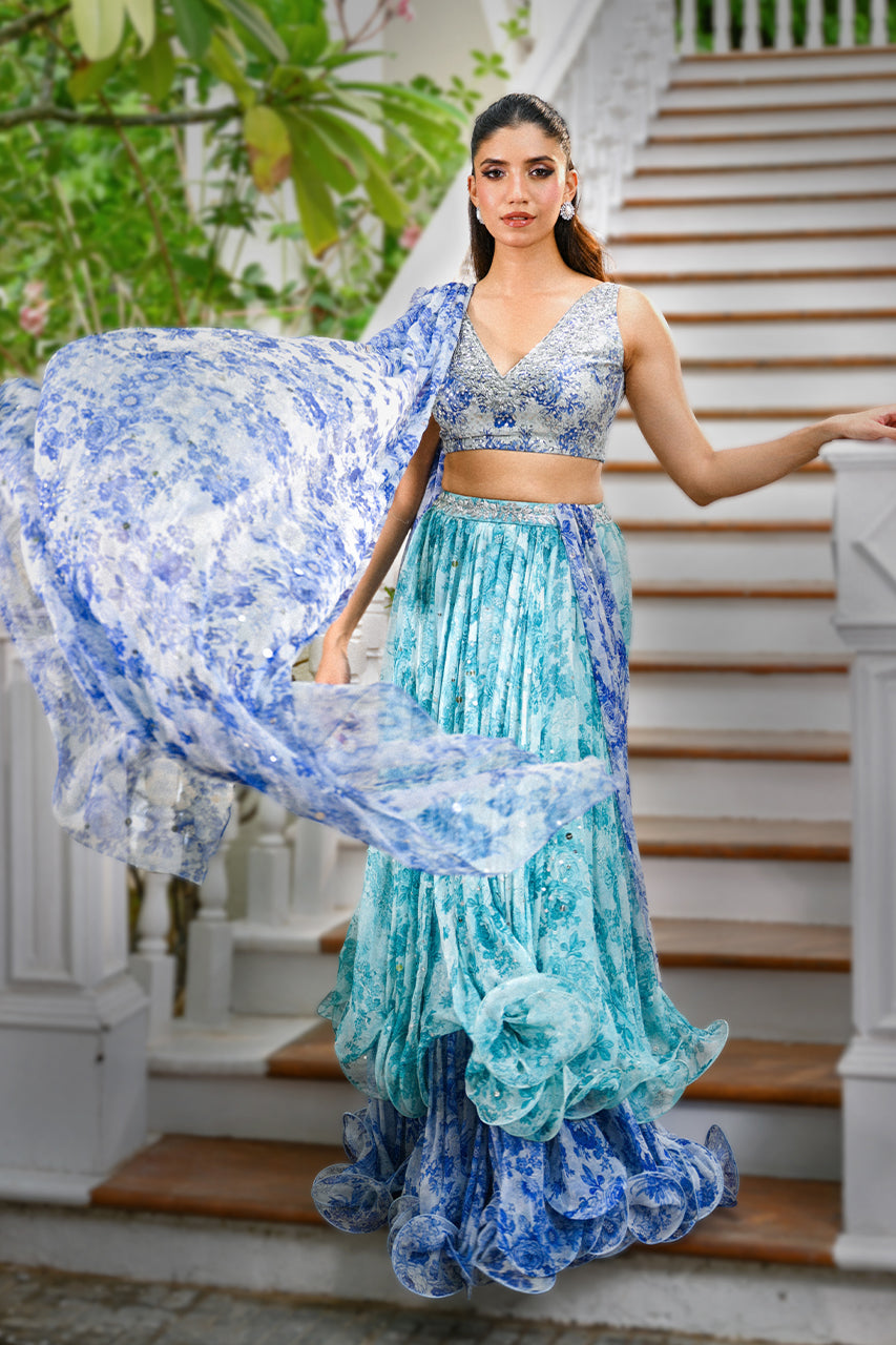 Sania Maskatiya | Fall Festive Glimmer | Vima -  Sania Maskatiya Ladies Clothes - Original Designer Dress - House of Maryam