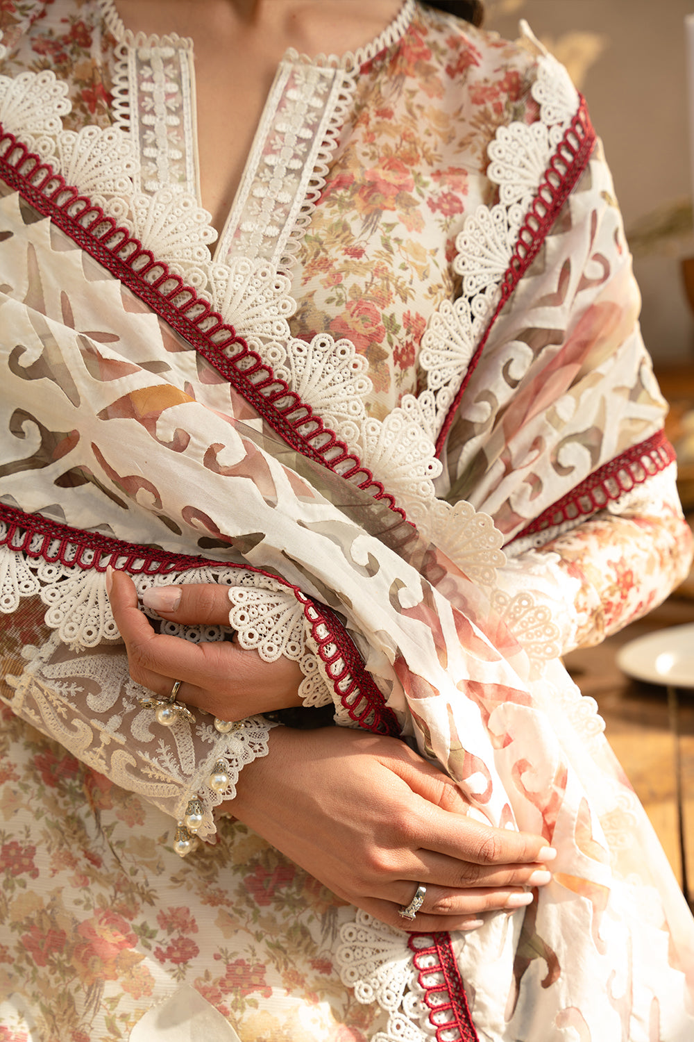 Saira Rizwan | Luxury Lawn 25 | MAYA-SRL25-06 -  Saira Rizwan Ladies Clothes - Original Designer Dress - House of Maryam