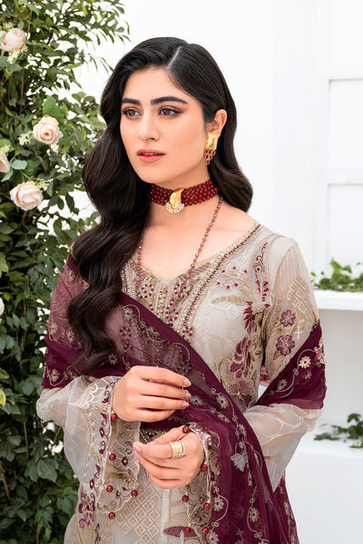 Ramsha | Minhal Organza Collection | M-806 -  Ramsha Formal - Original Designer Dress - House of Maryam