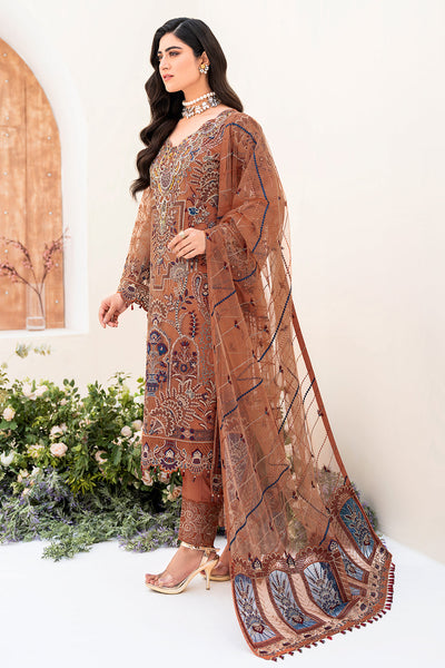 Ramsha | Minhal Organza Collection | M-808 -  Ramsha Formal - Original Designer Dress - House of Maryam