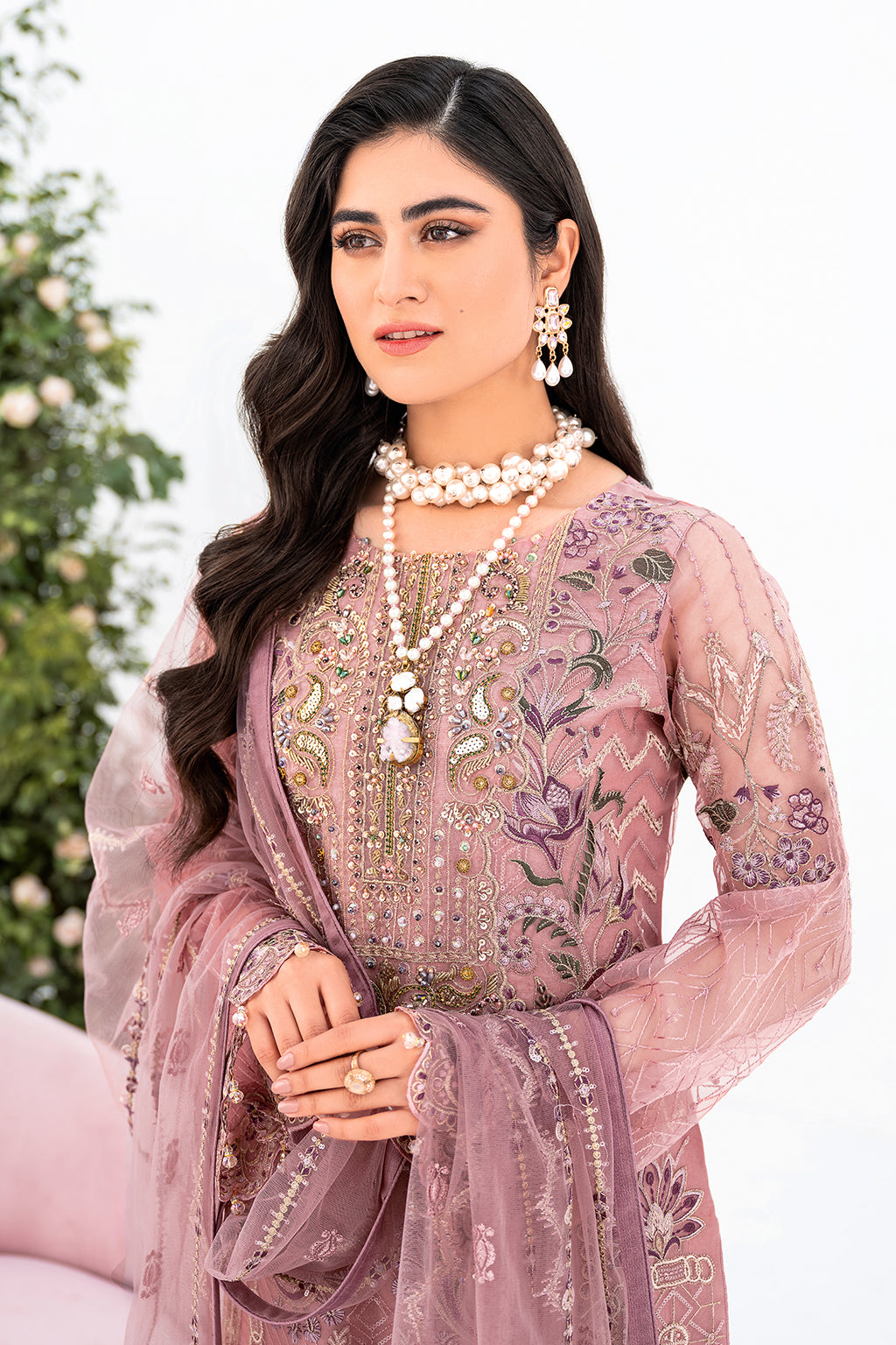 Ramsha | Minhal Organza Collection | M-804 -  Ramsha Formal - Original Designer Dress - House of Maryam