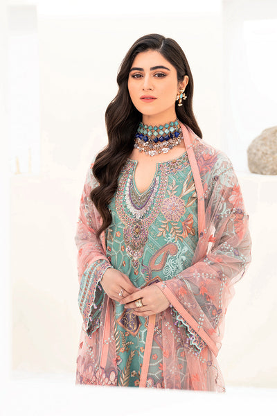 Ramsha | Minhal Organza Collection | M-807 -  Ramsha Formal - Original Designer Dress - House of Maryam