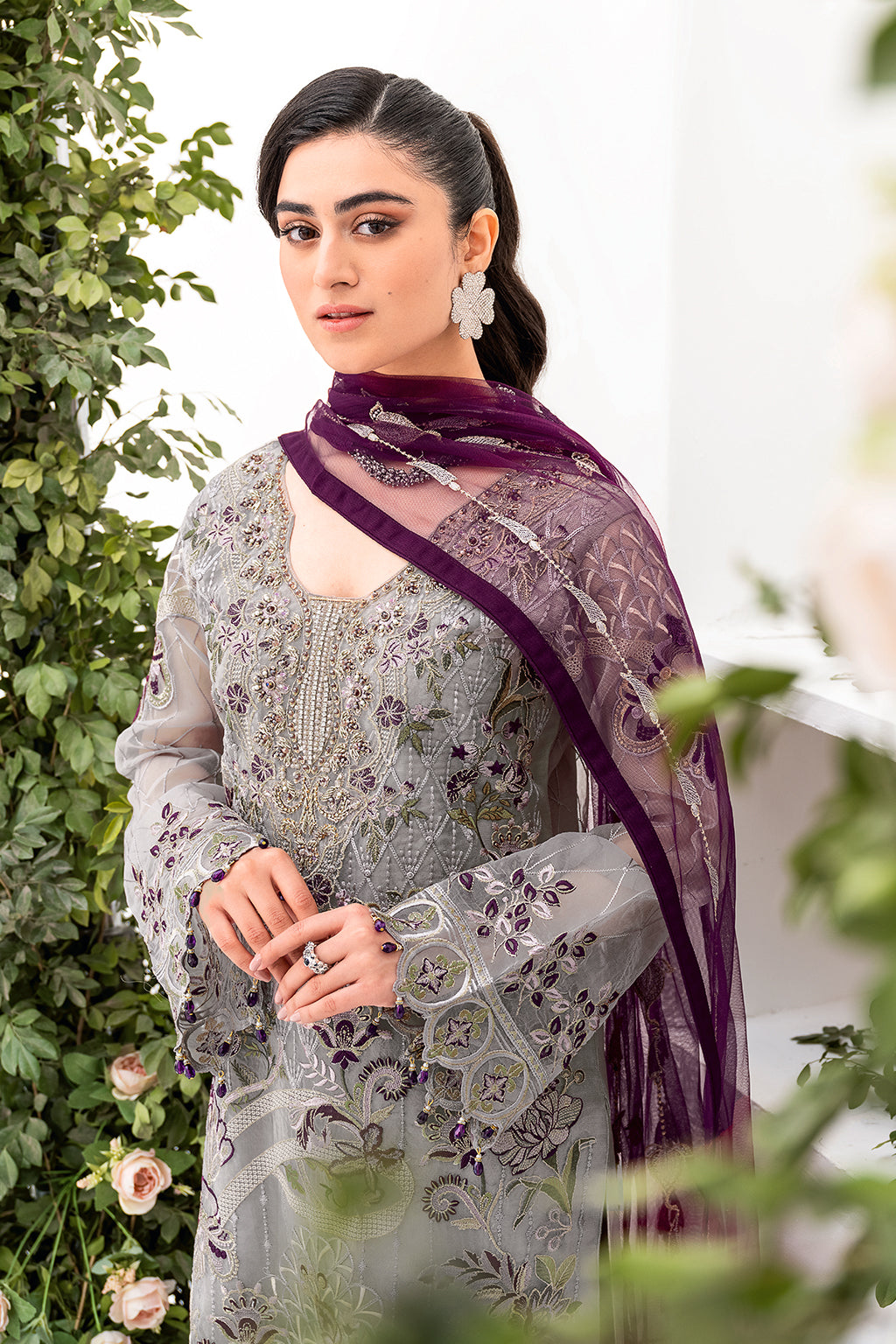 Ramsha | Minhal Organza Collection | M-801 by Designer Ramsha - House of Maryam - Pakistani Designer Ethnic Wear in {{ shop.shopifyCountryName }}