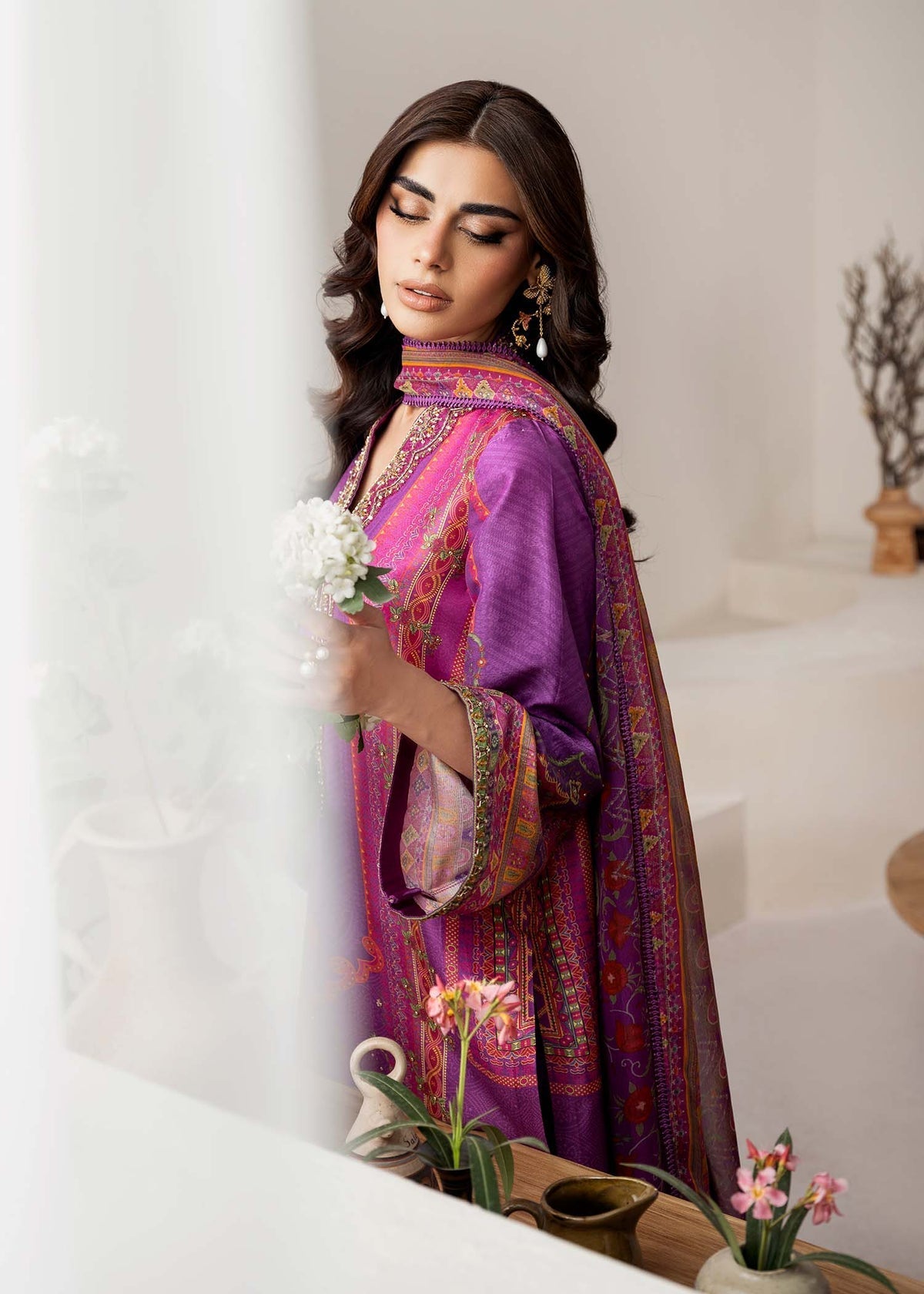 Kanwal Malik | Rosalia Silk Eid 25 | Giana -  Kanwal Malik Ladies Clothes - Original Designer Dress - House of Maryam
