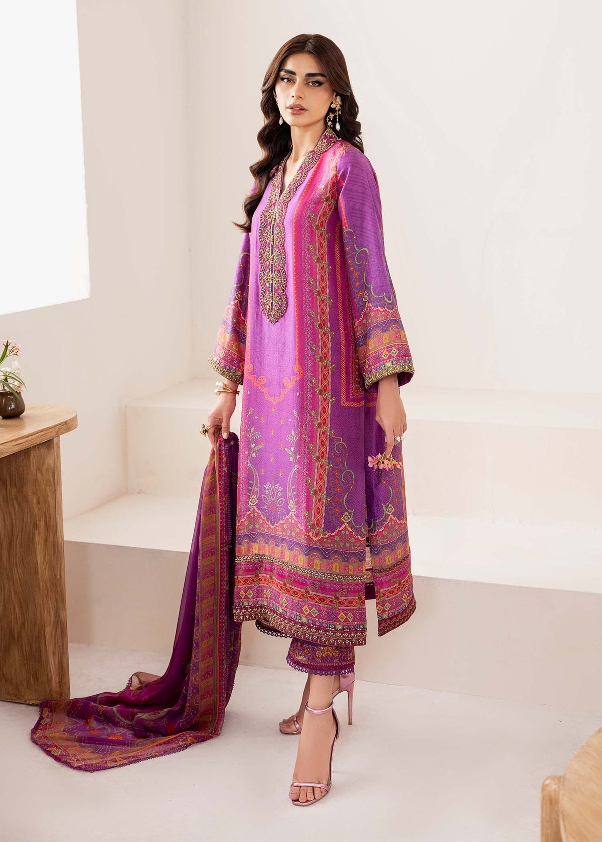 Kanwal Malik | Rosalia Silk Eid 25 | Giana -  Kanwal Malik Ladies Clothes - Original Designer Dress - House of Maryam